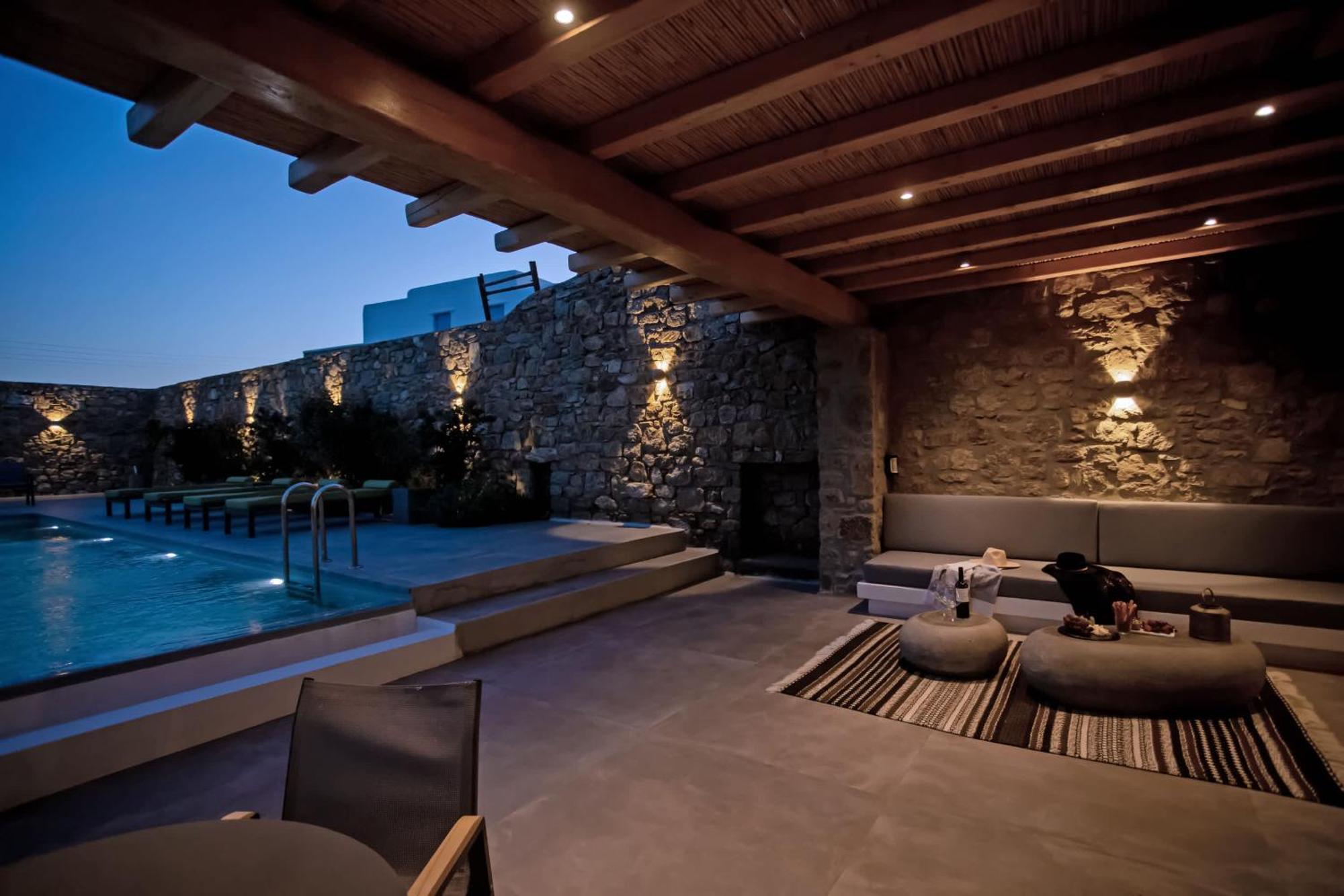 Villa Mykonian Luxury 4 Bd Filyra W Private Pool